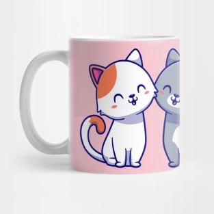 Couple Of Cat Cartoon Mug